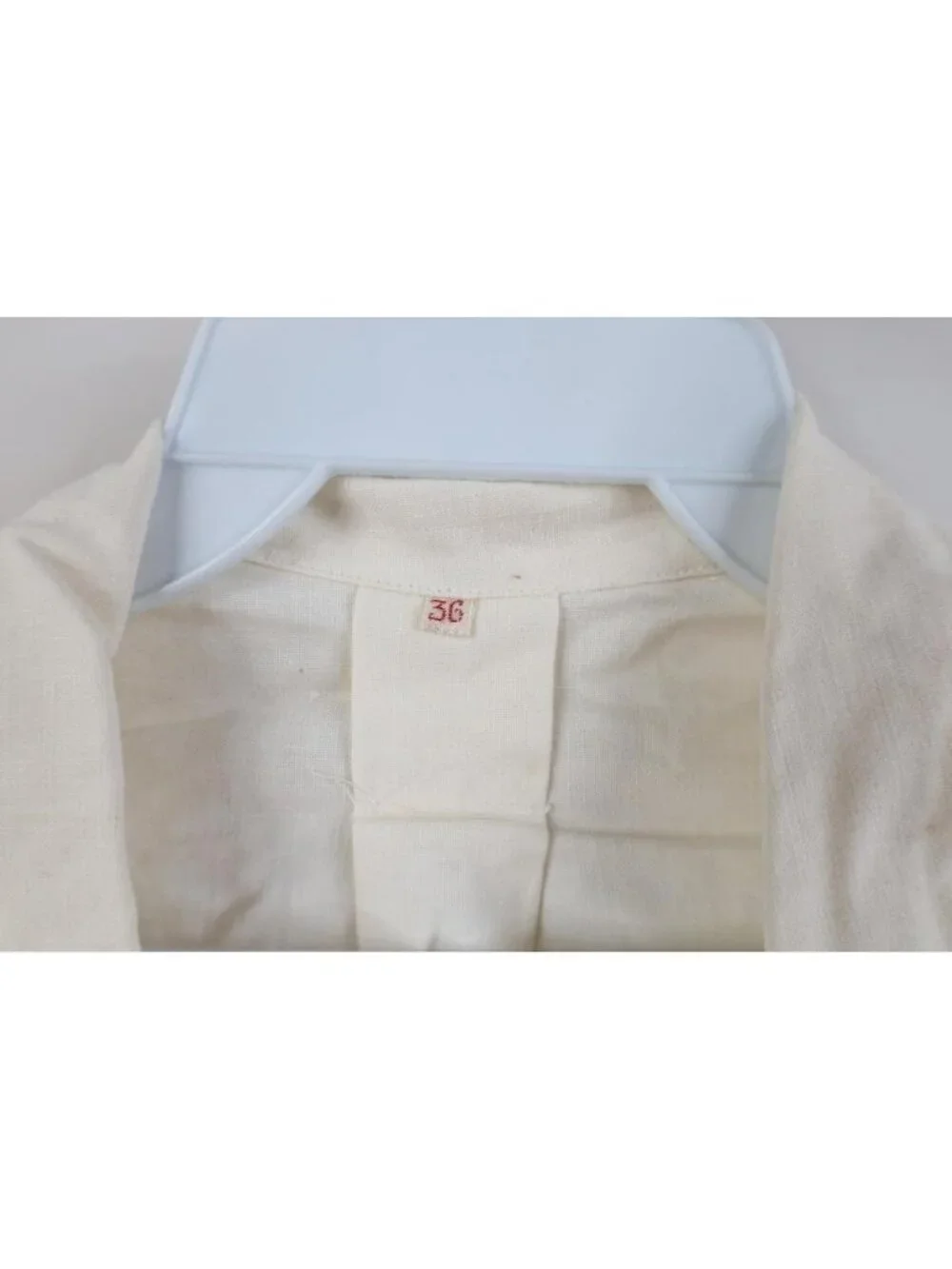 Deadstock 1950s Unissued German Military Mens 36 Hospital Grandpa Shirt